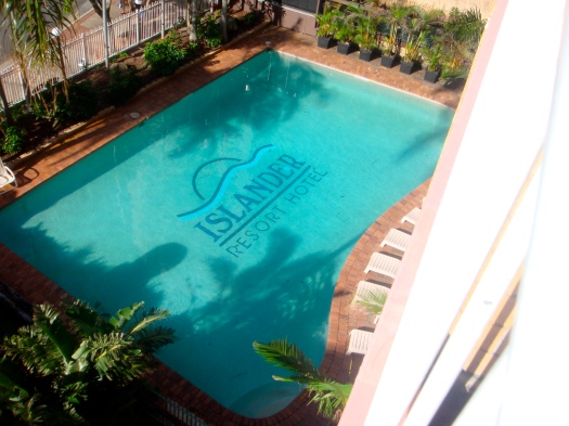 Pool at our hostel