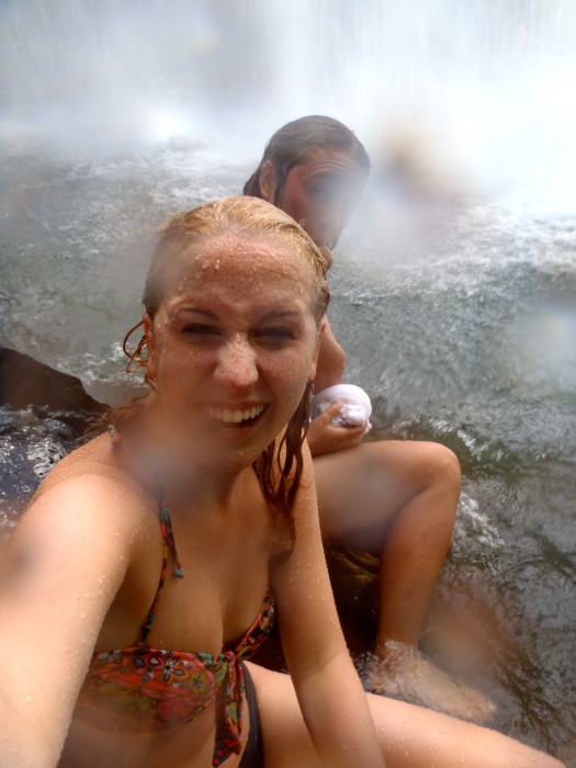 Waterfall selfies!