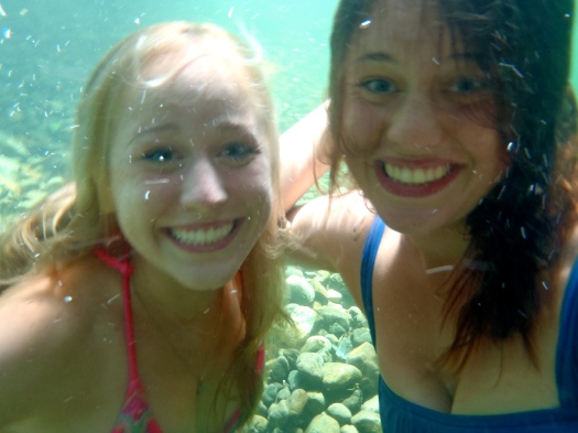 Underwater selfies!