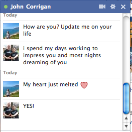 Also my friend John said this to me, so I can finally prove he loves me. YES!